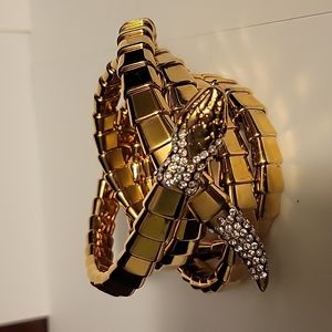 Vintage Gold Tone Serpent Belt